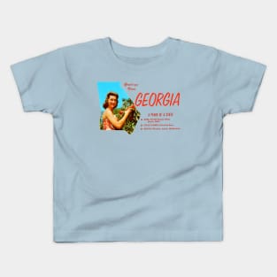 Greetings from Georgia Kids T-Shirt